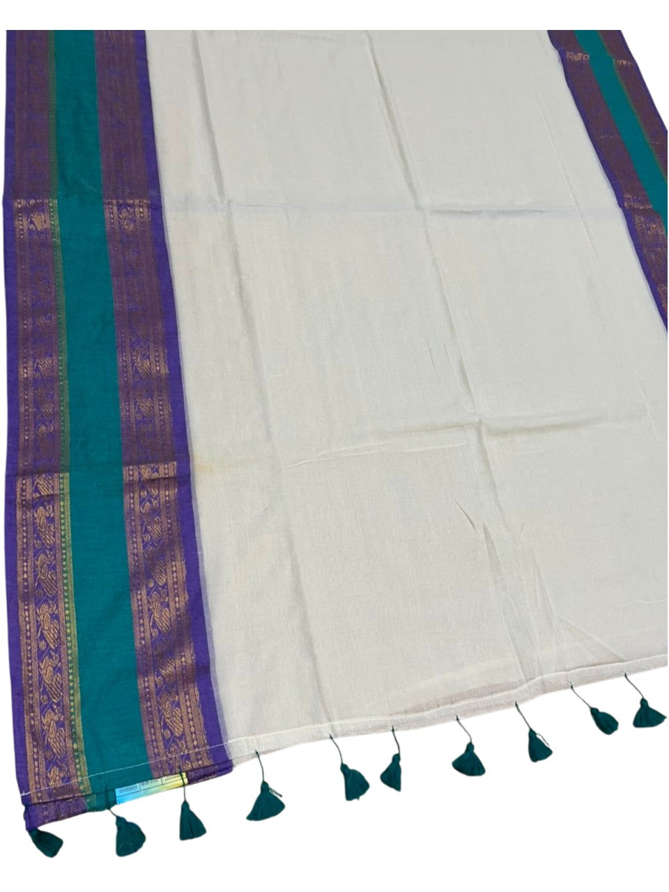 Southloom Mul Cotton 120 x 120 Soft Fabric Saree SL215