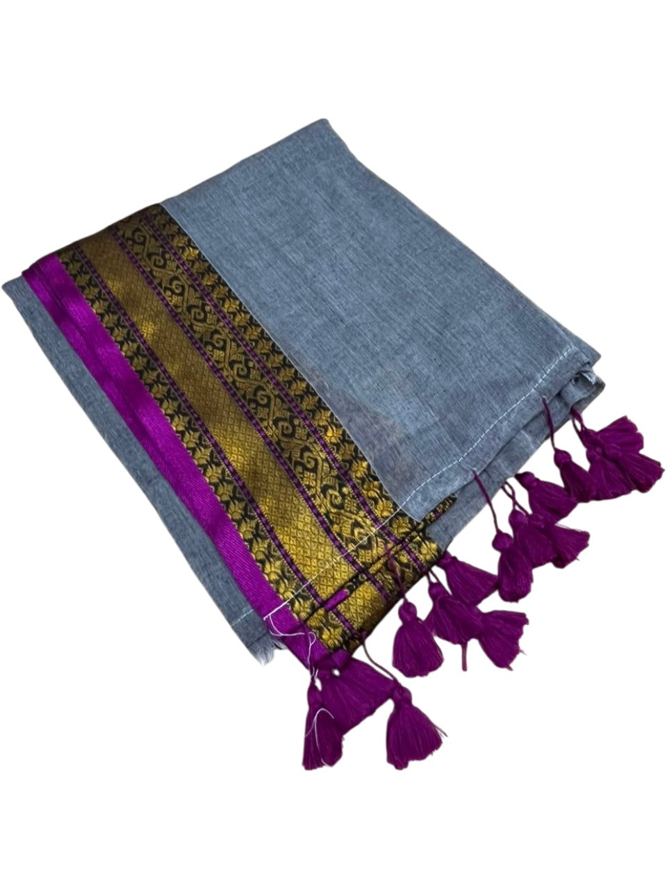 Southloom Mul Cotton 120 x 120 Soft Fabric Saree SL215