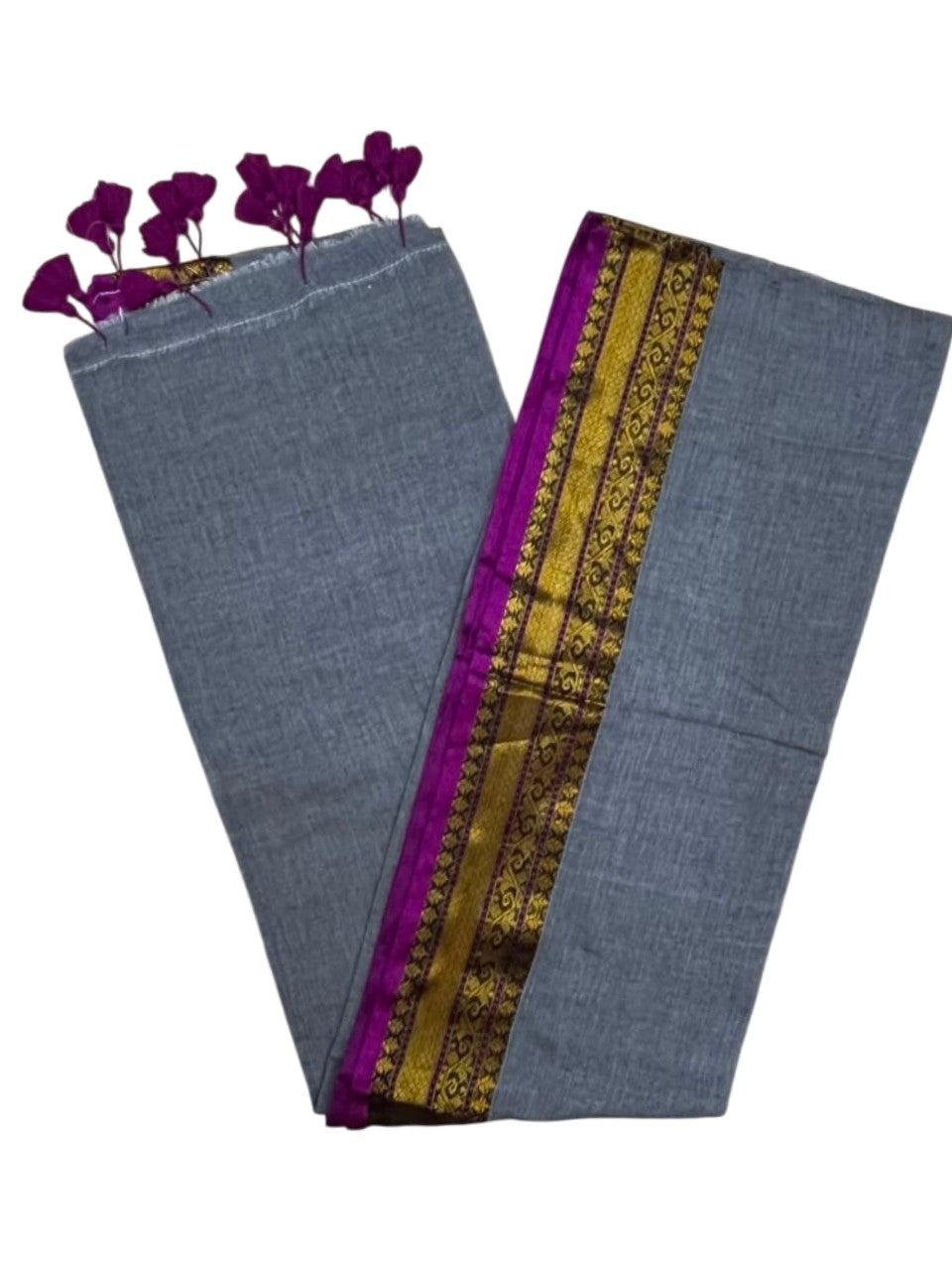Southloom Mul Cotton 120 x 120 Soft Fabric Saree SL215