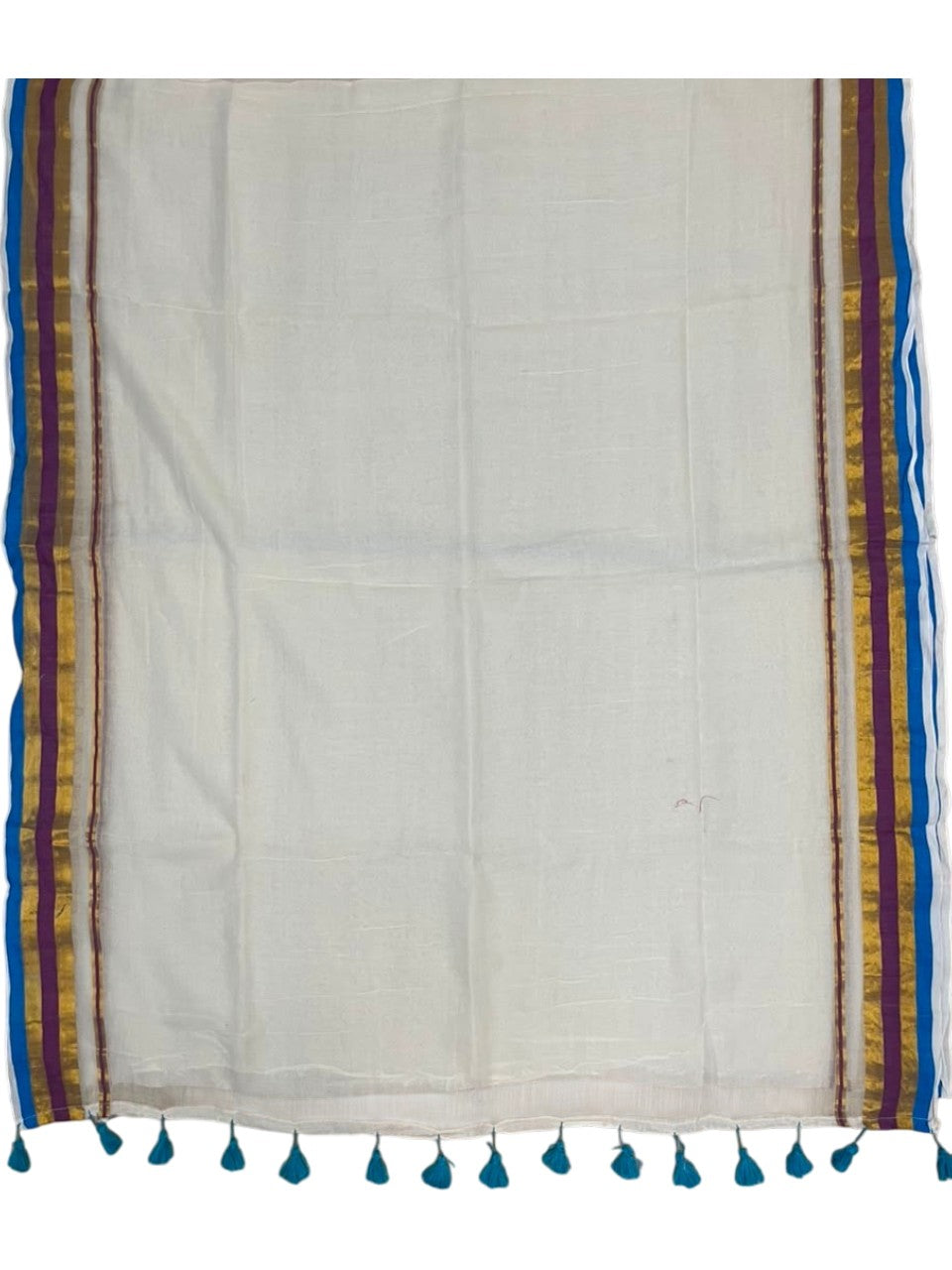 Southloom Mul Cotton 120 x 120 Soft Fabric Saree SL215
