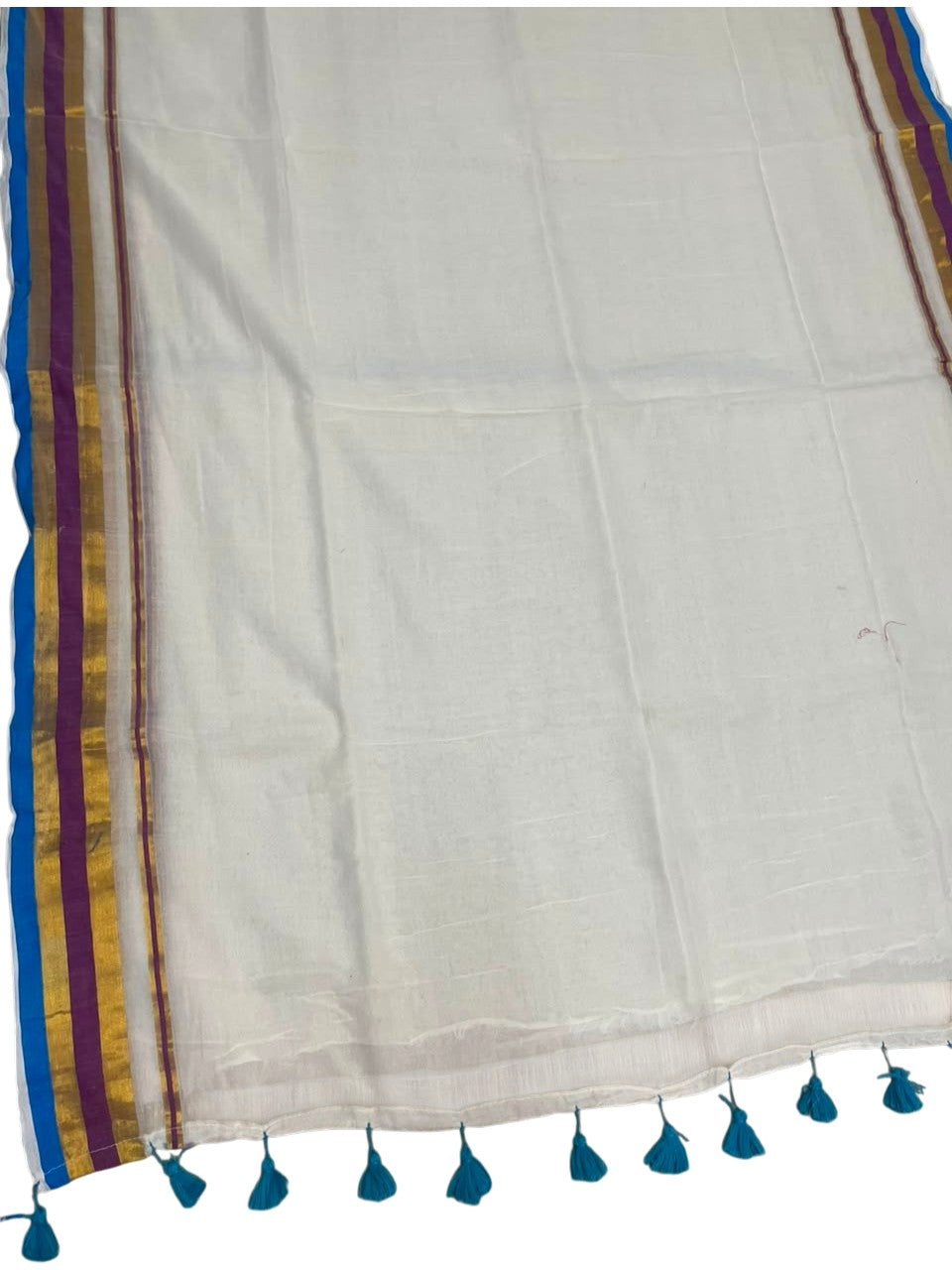 Southloom Mul Cotton 120 x 120 Soft Fabric Saree SL215