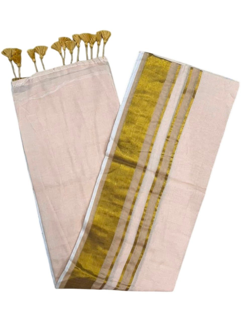 Southloom Mul Cotton 120 x 120 Soft Fabric Saree SL215