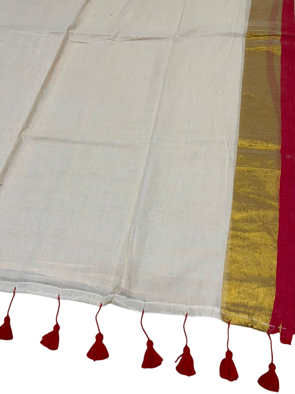 Southloom Mul Cotton 120 x 120 Soft Fabric Saree SL215