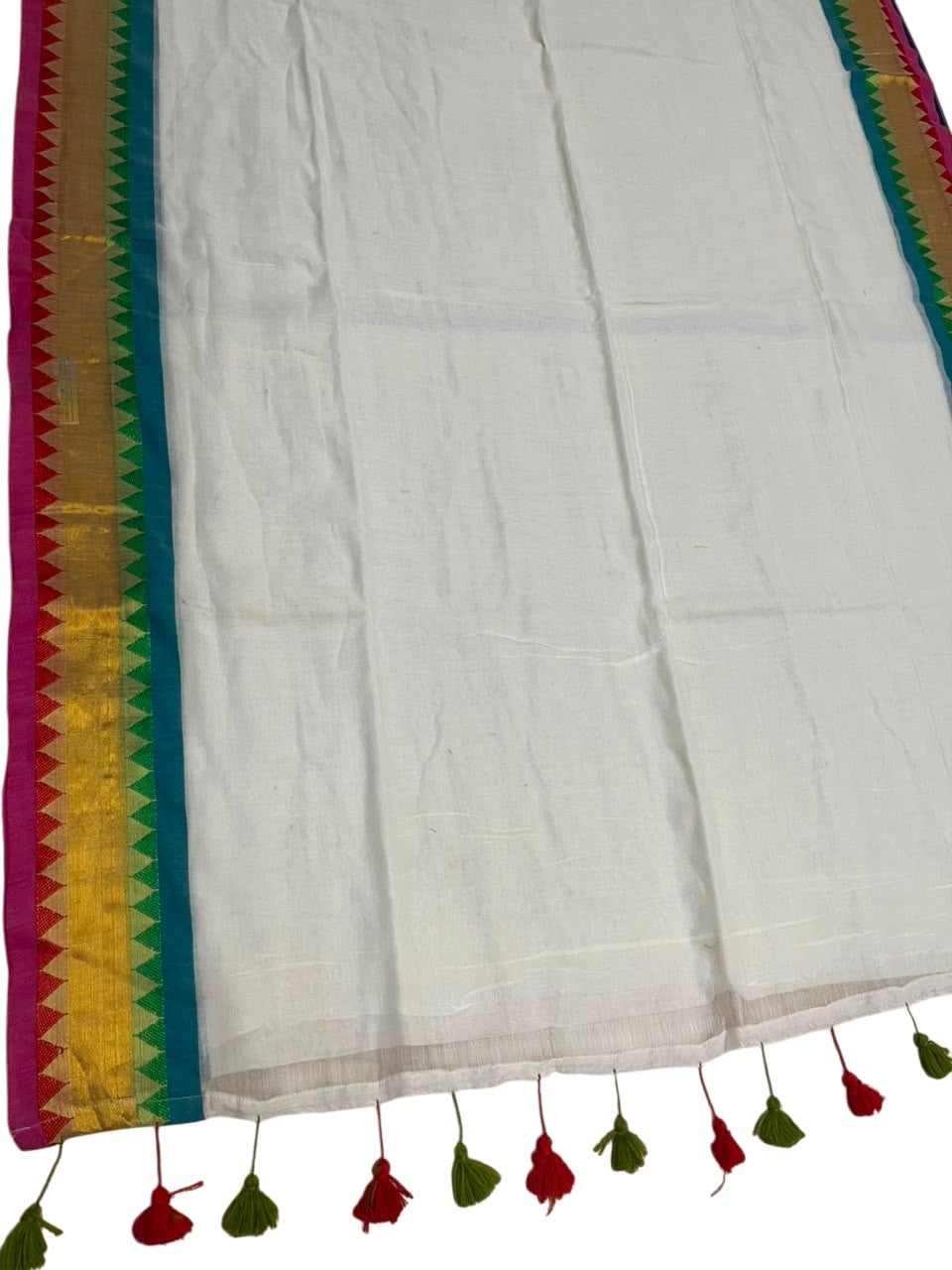 Southloom Mul Cotton 120 x 120 Soft Fabric Saree SL215