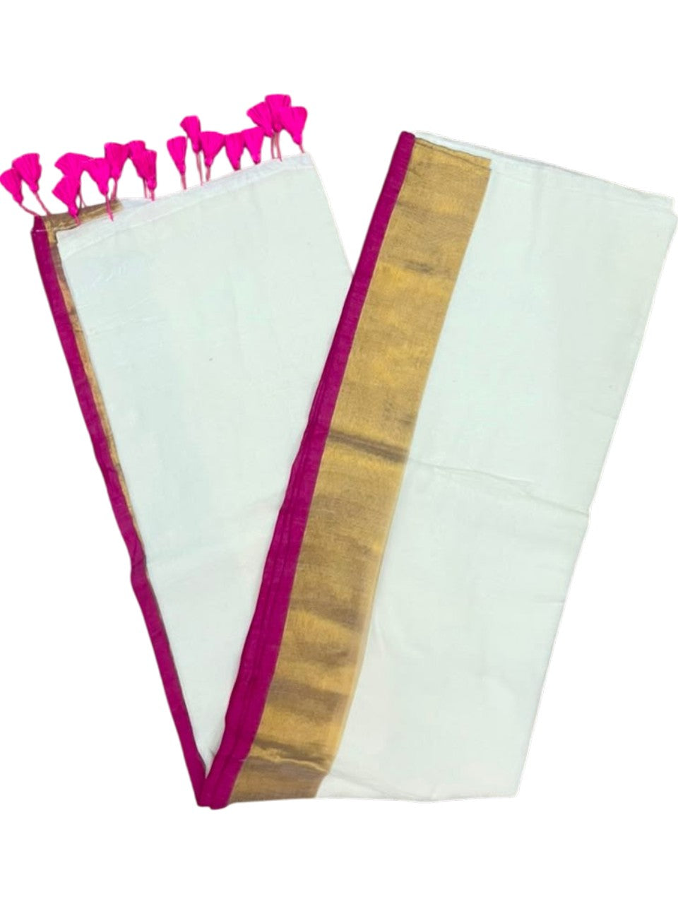 Southloom Mul Cotton 120 x 120 Soft Fabric Saree SL215