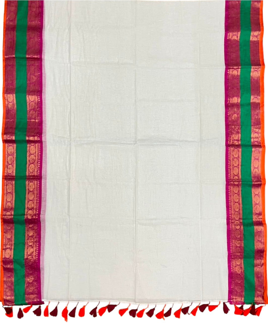 Southloom Mul Cotton 120 x 120 Soft Fabric Saree SL215
