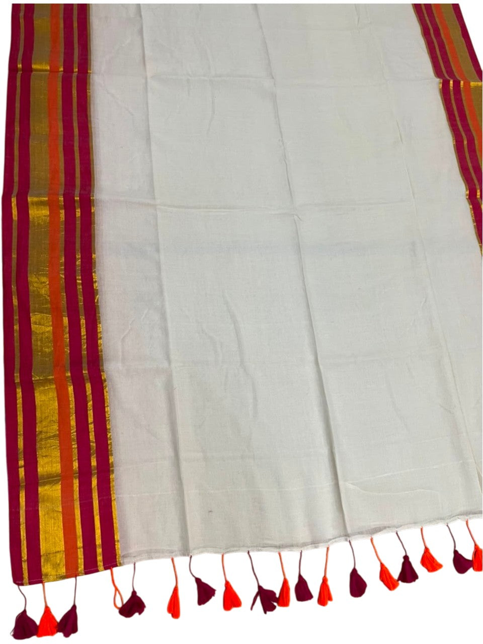 Southloom Mul Cotton 120 x 120 Soft Fabric Saree SL215