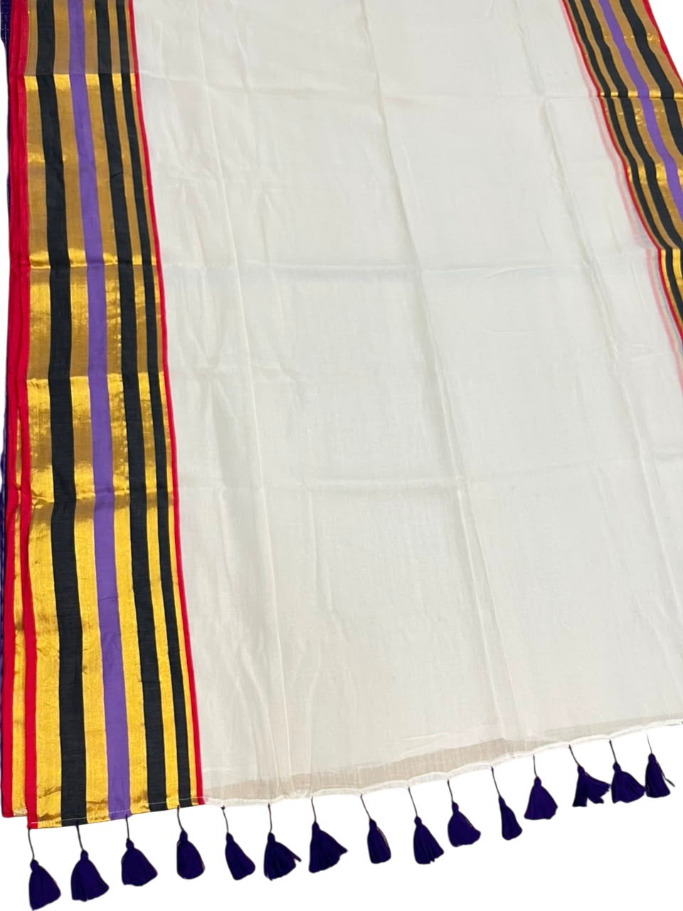 Southloom Mul Cotton 120 x 120 Soft Fabric Saree SL215