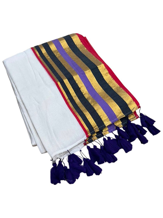 Southloom Mul Cotton 120 x 120 Soft Fabric Saree SL215