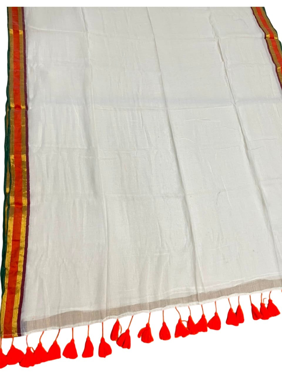 Southloom Mul Cotton 120 x 120 Soft Fabric Saree SL215