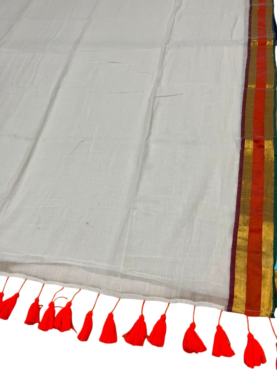 Southloom Mul Cotton 120 x 120 Soft Fabric Saree SL215
