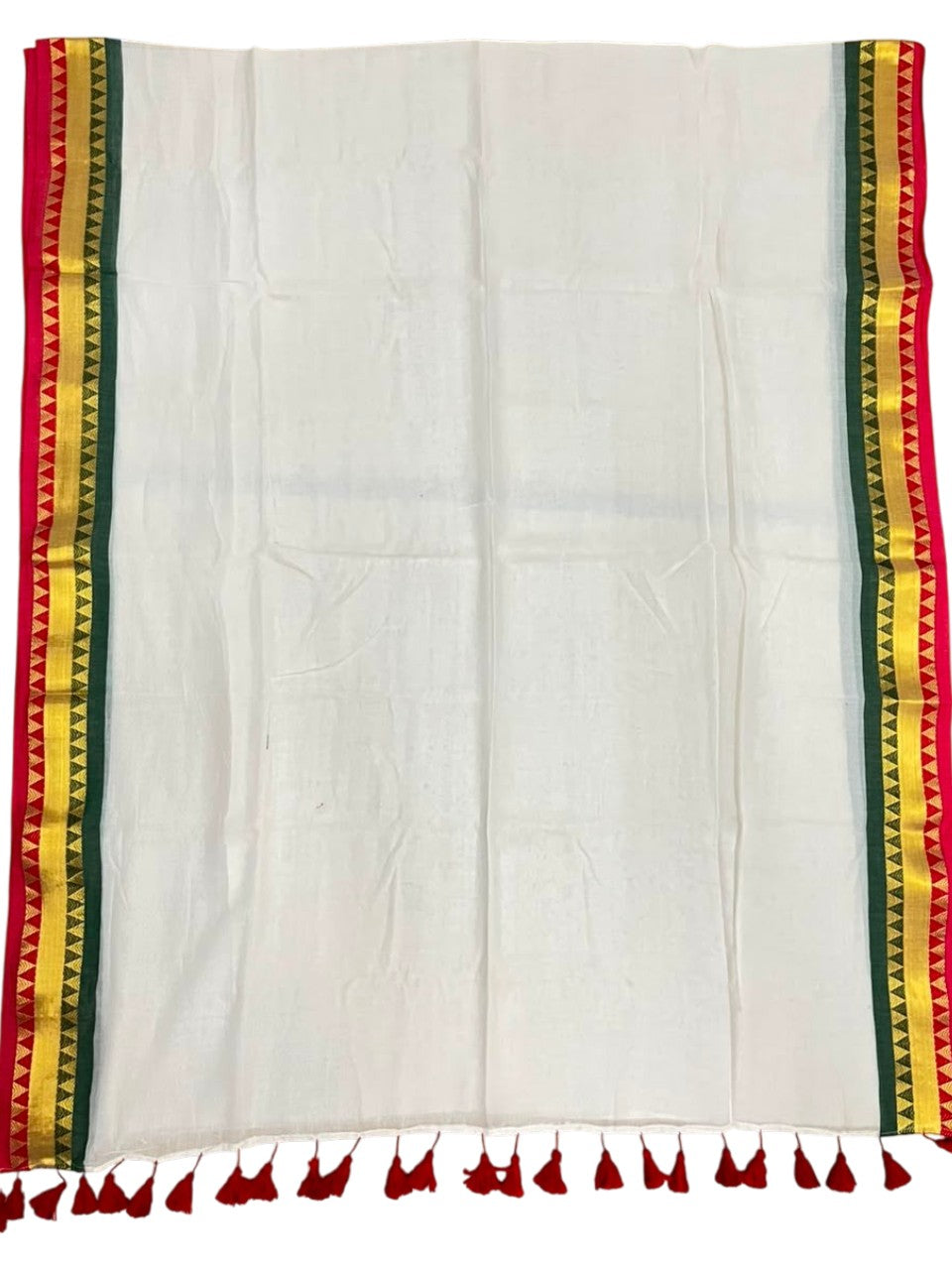 Southloom Mul Cotton 120 x 120 Soft Fabric Saree SL215