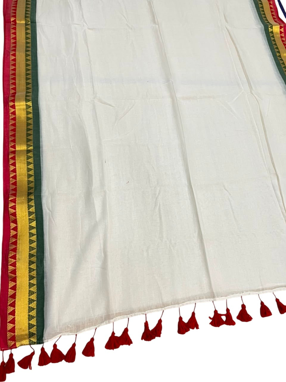 Southloom Mul Cotton 120 x 120 Soft Fabric Saree SL215