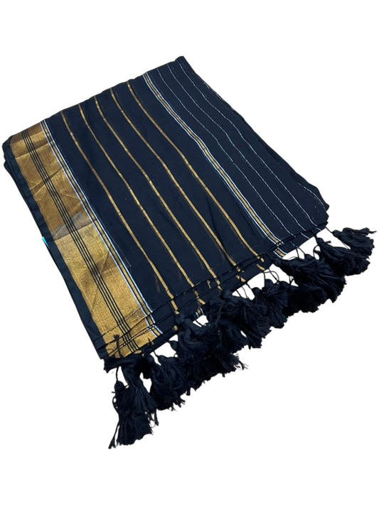 Southloom Mul Cotton 120 x 120 Soft Fabric Saree SL215