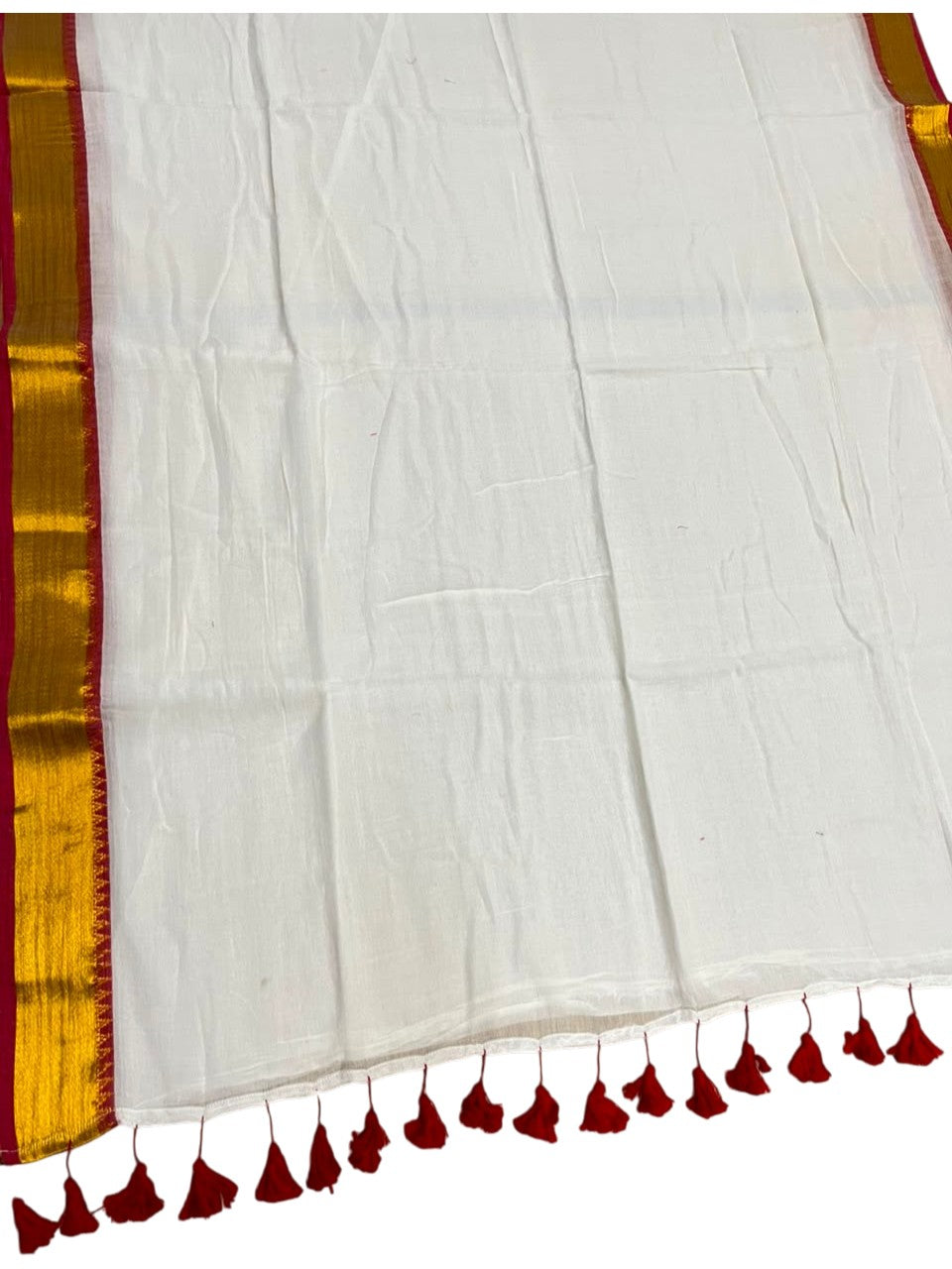 Southloom Mul Cotton 120 x 120 Soft Fabric Saree SL215