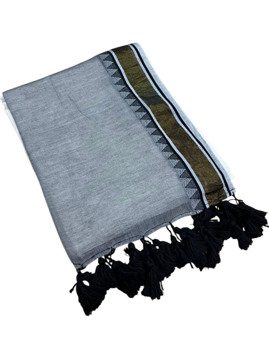 Southloom Mul Cotton 120 x 120 Soft Fabric Saree SL215