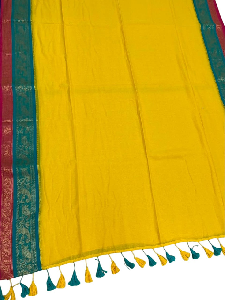 Southloom Mul Cotton 120 x 120 Soft Fabric Saree SL215