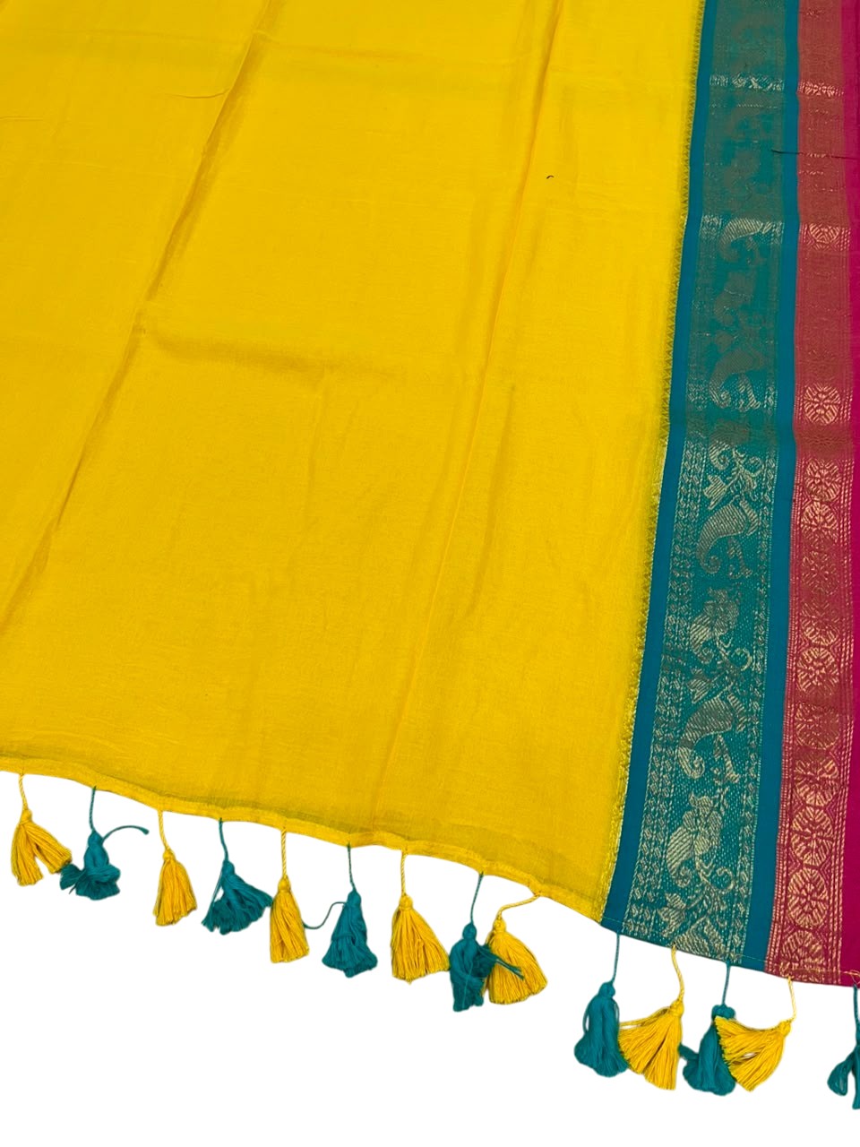 Southloom Mul Cotton 120 x 120 Soft Fabric Saree SL215
