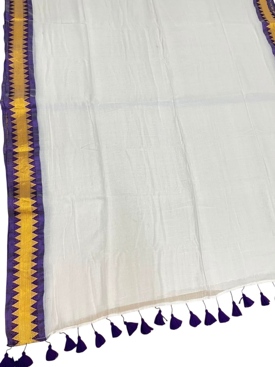 Southloom Mul Cotton 120 x 120 Soft Fabric Saree SL215