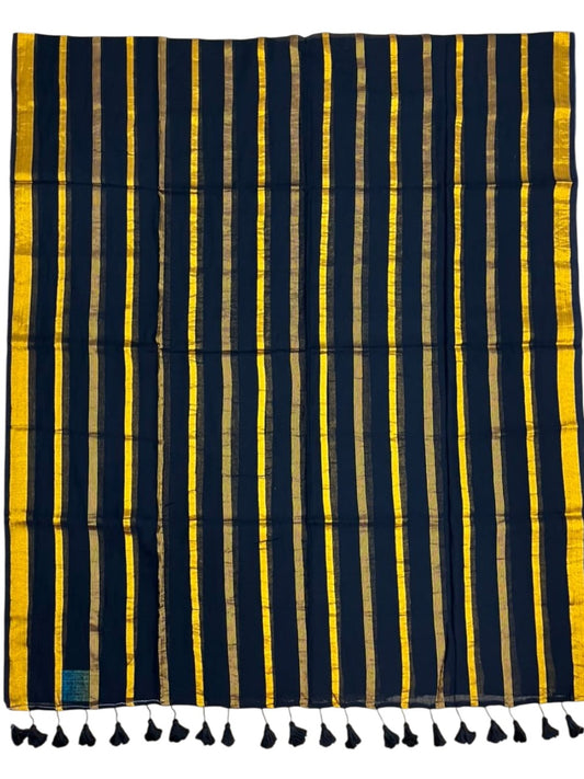 Southloom Mul Cotton 120 x 120 Soft Fabric Saree SL215