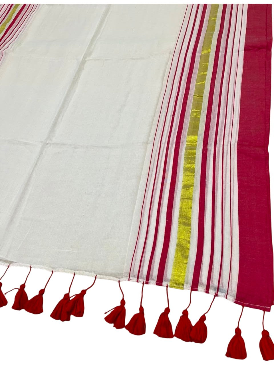 Southloom Mul Cotton 120 x 120 Soft Fabric Saree SL215