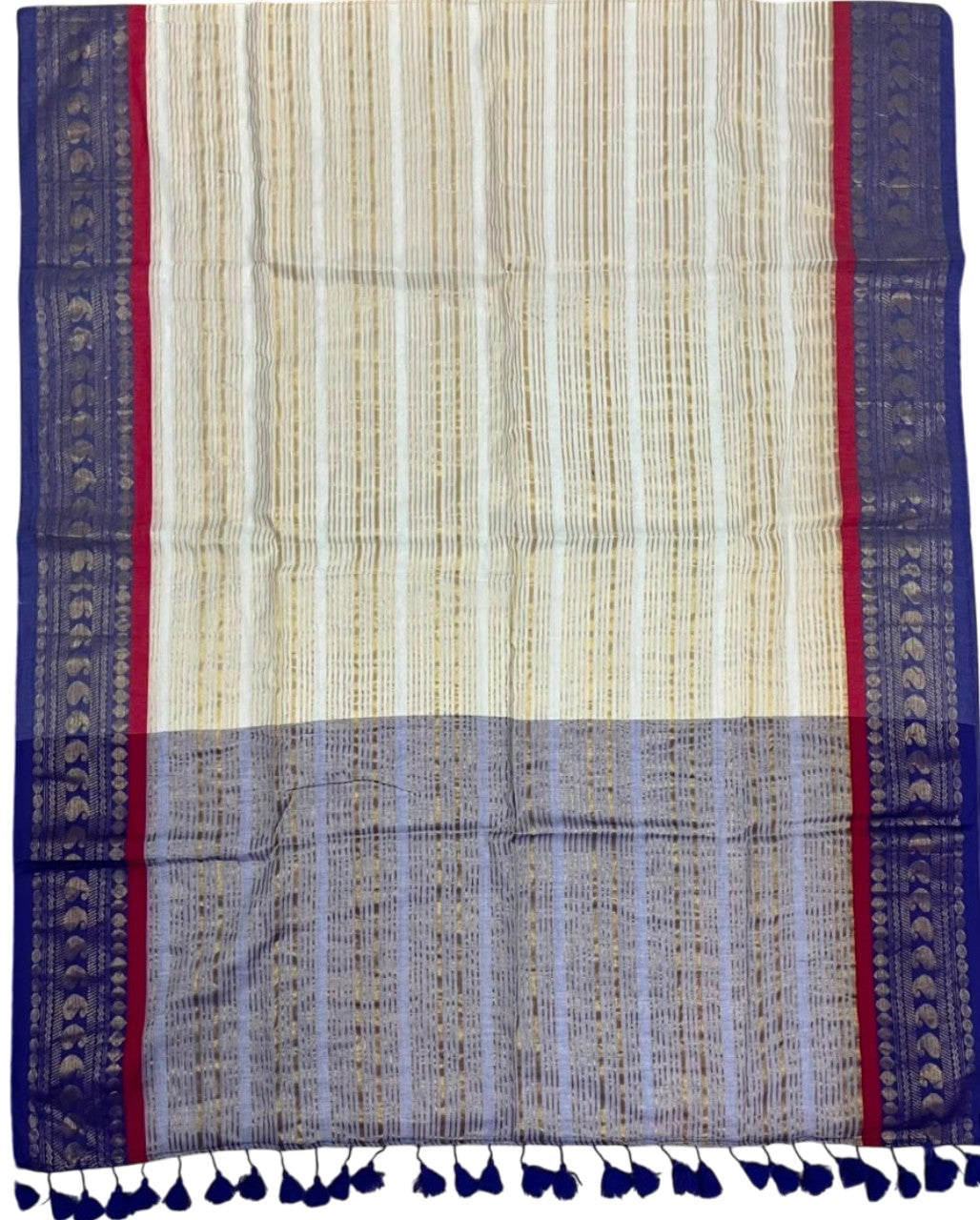 Southloom Mul Cotton 120 x 120 Soft Fabric Saree SL215