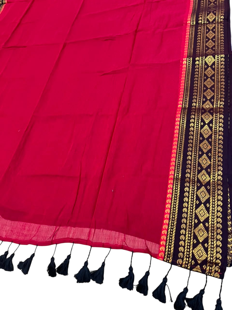 Southloom Mul Cotton 120 x 120 Soft Fabric Saree SL215