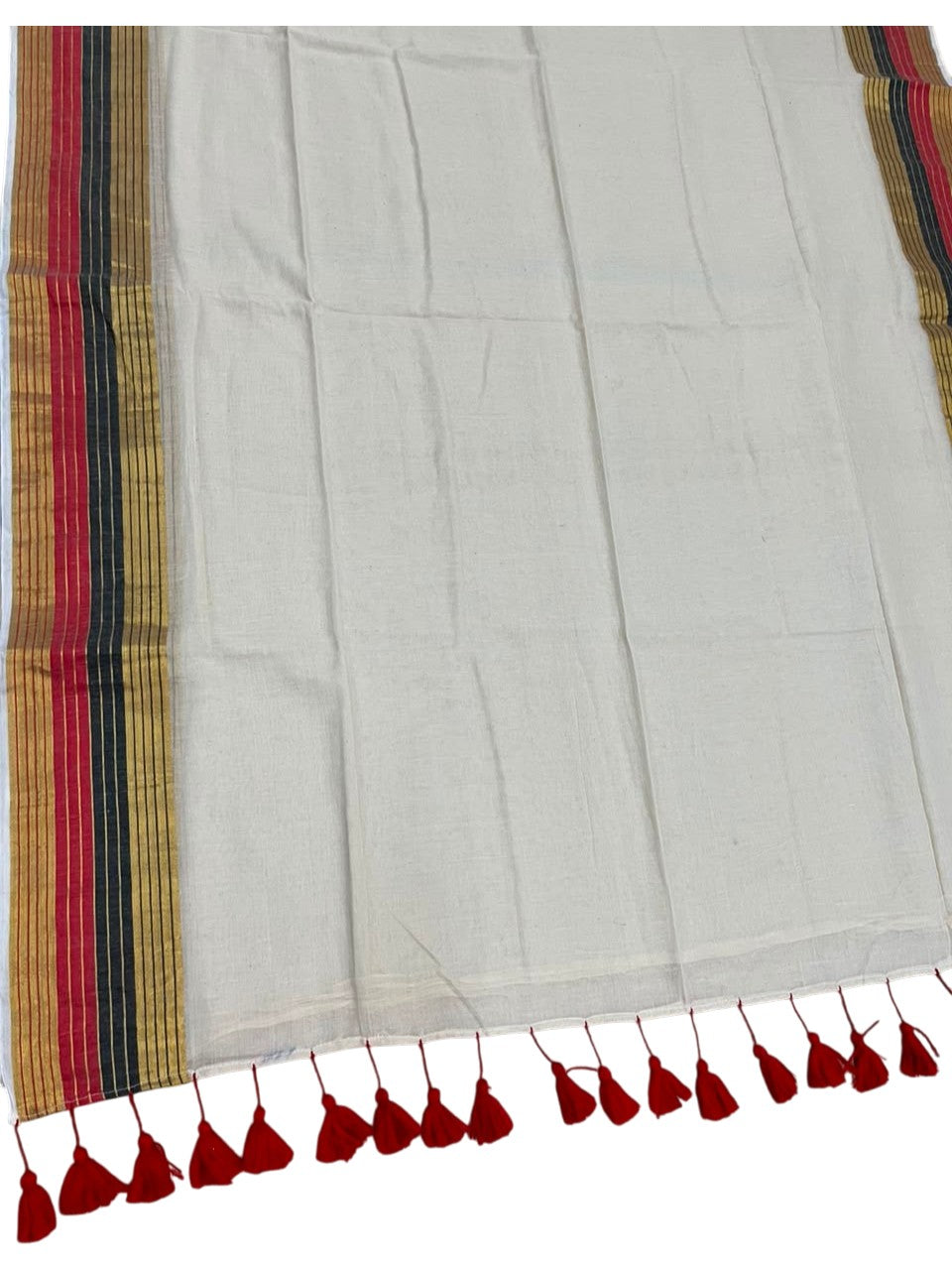Southloom Mul Cotton 120 x 120 Soft Fabric Saree SL215