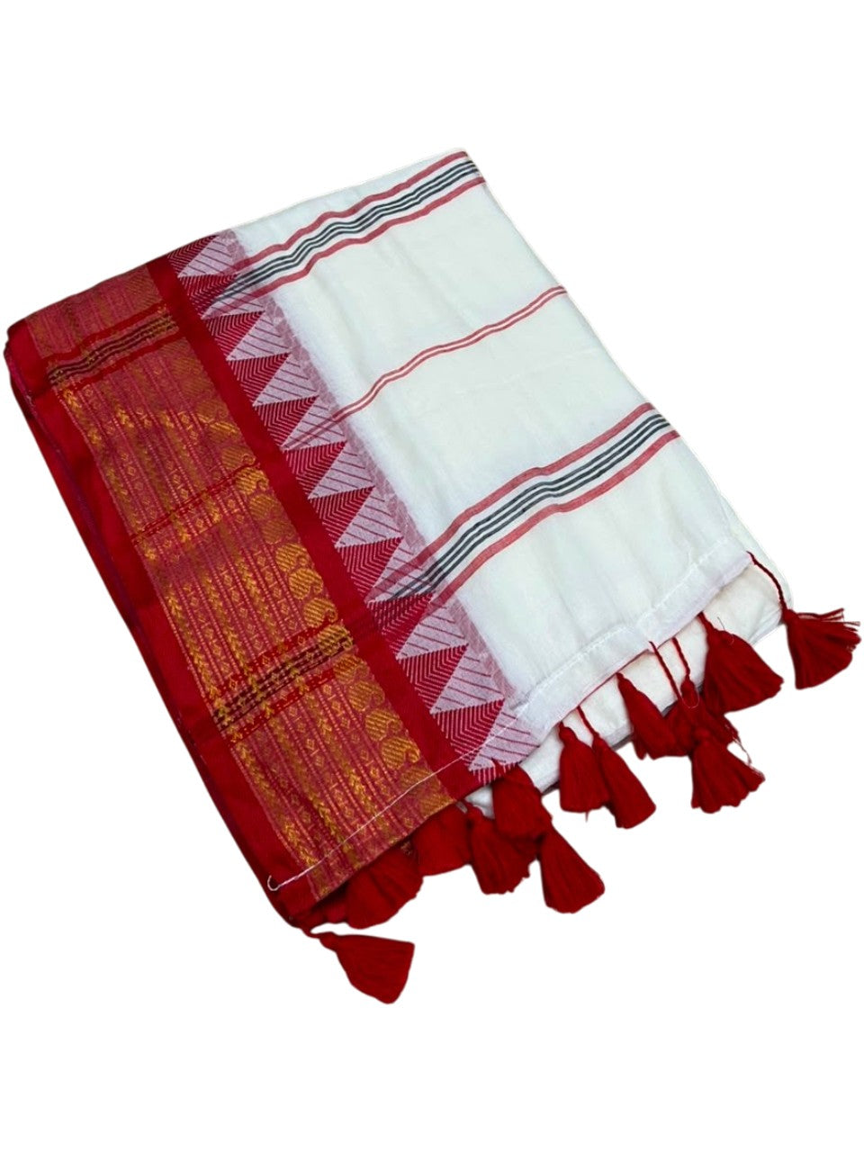 Southloom Mul Cotton 120 x 120 Soft Fabric Saree SL215