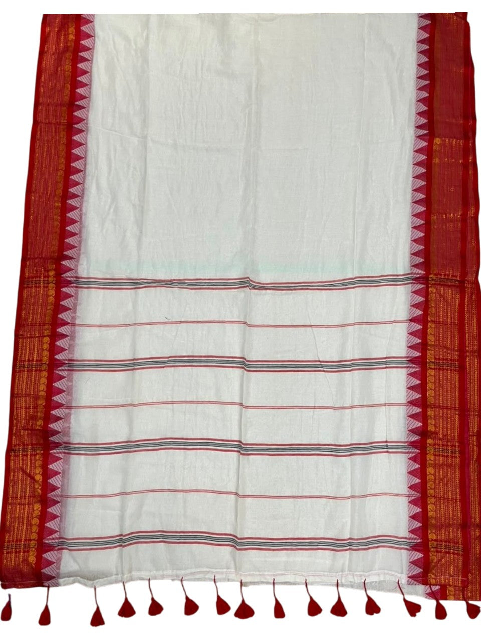 Southloom Mul Cotton 120 x 120 Soft Fabric Saree SL215