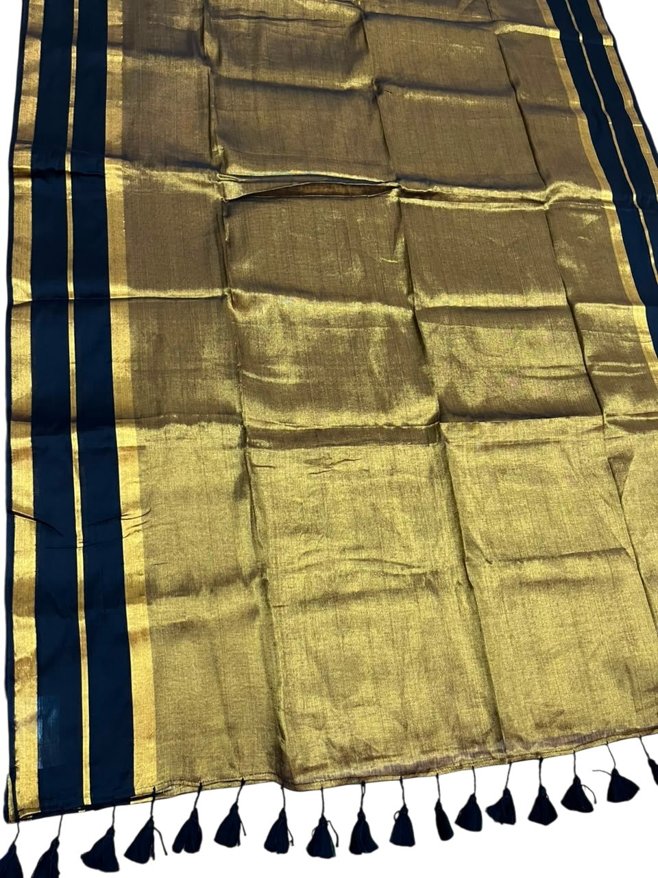 Southloom Tissue Mul Cotton 120 x 120 Soft Fabric Saree SL215