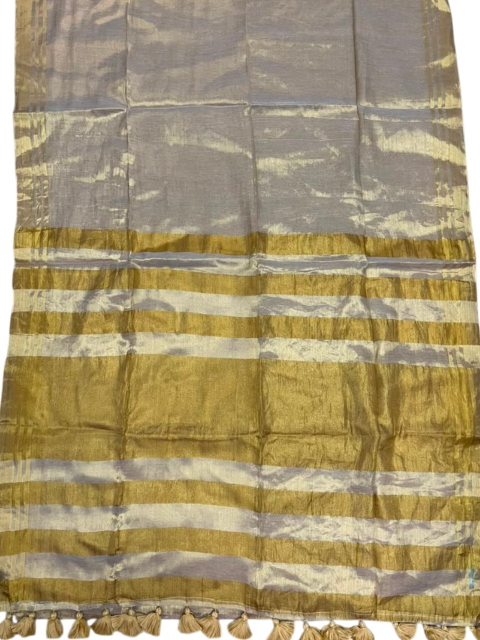 Southloom Tissue Mul Cotton 120 x 120 Soft Fabric Saree SL215