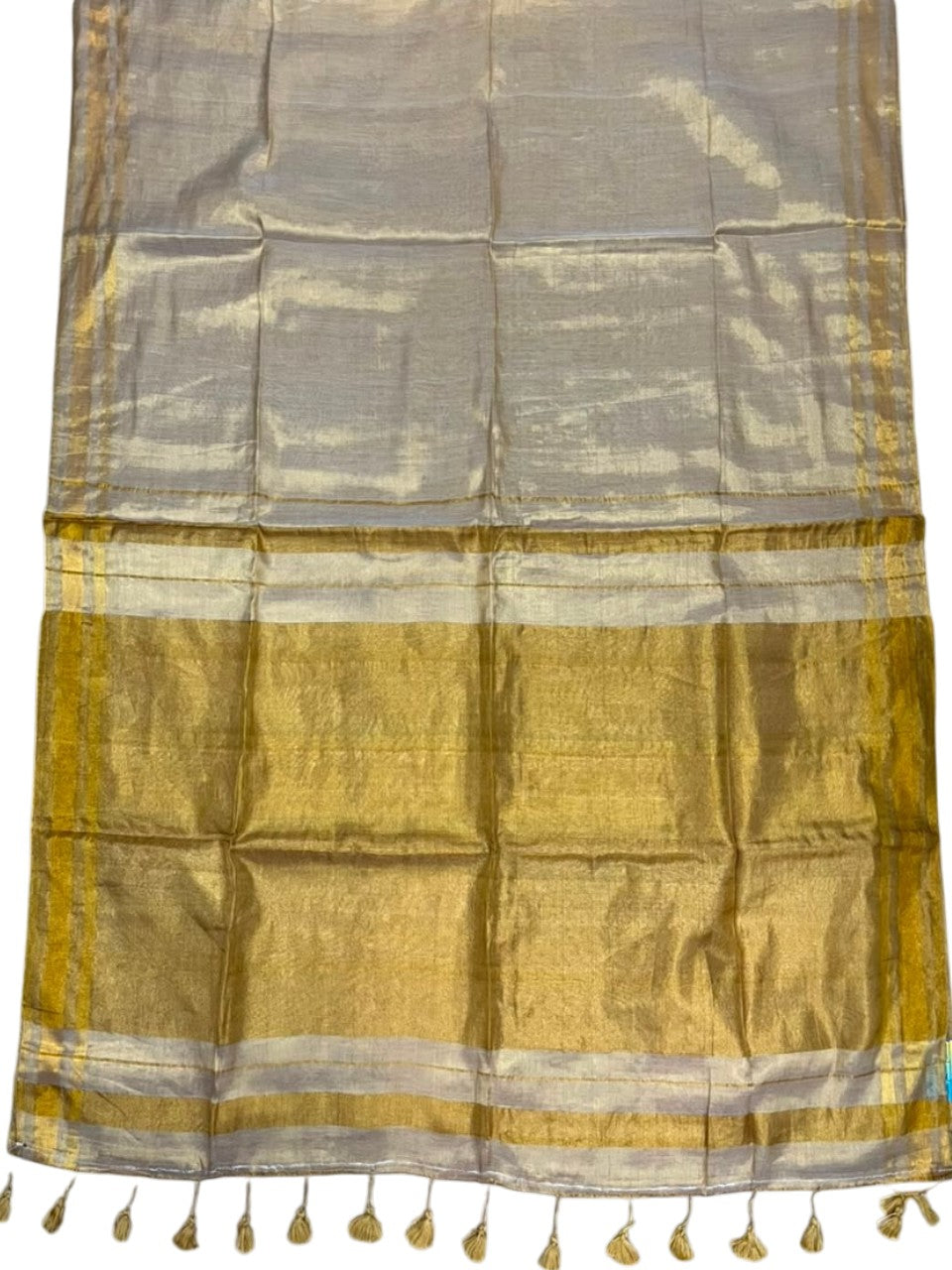Southloom Tissue Mul Cotton 120 x 120 Soft Fabric Saree SL215