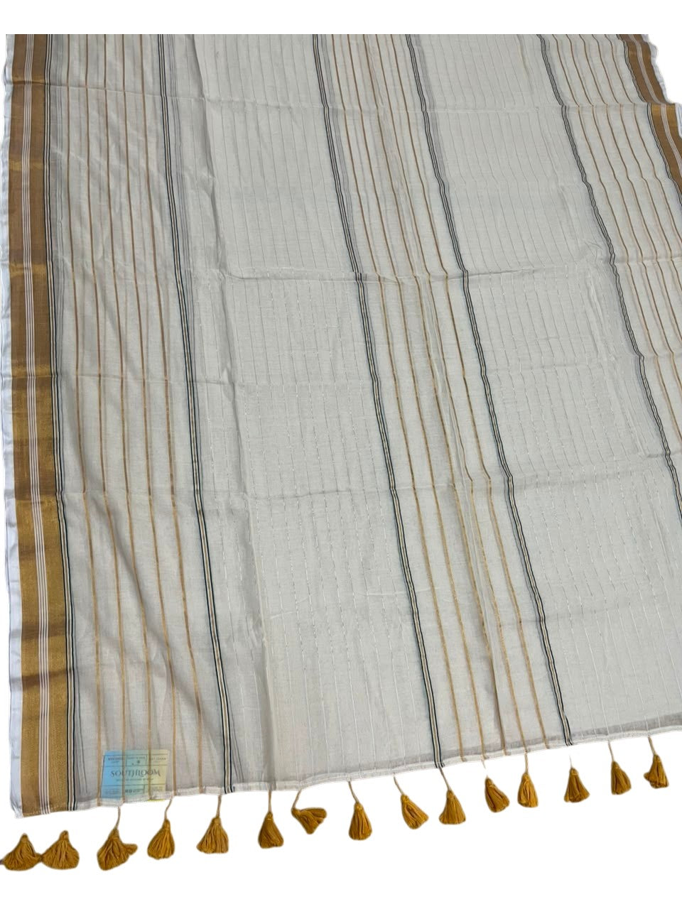 Southloom Mul Cotton 120 x 120 Soft Fabric Saree SL215