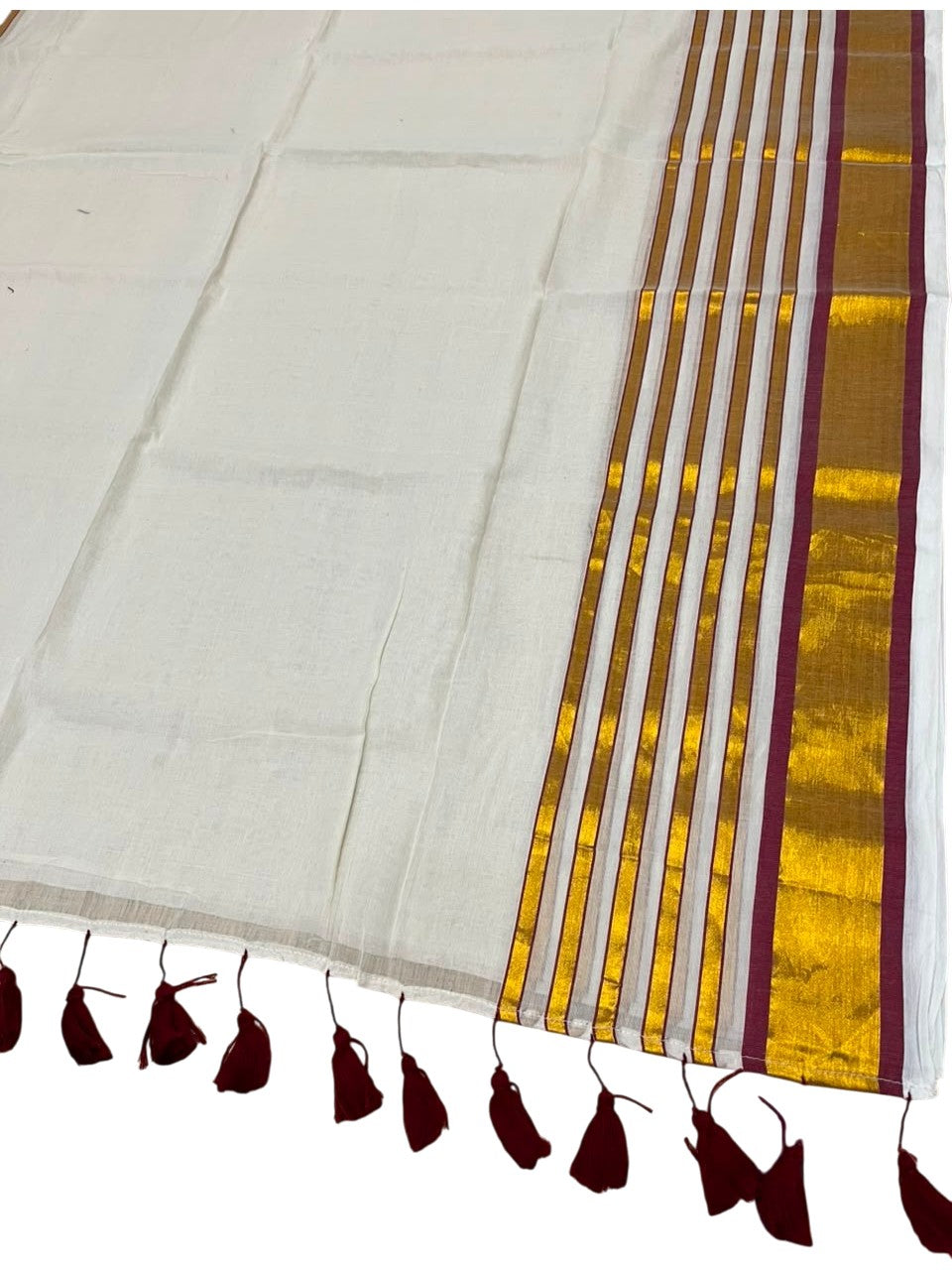 Southloom Mul Cotton 120 x 120 Soft Fabric Saree SL215