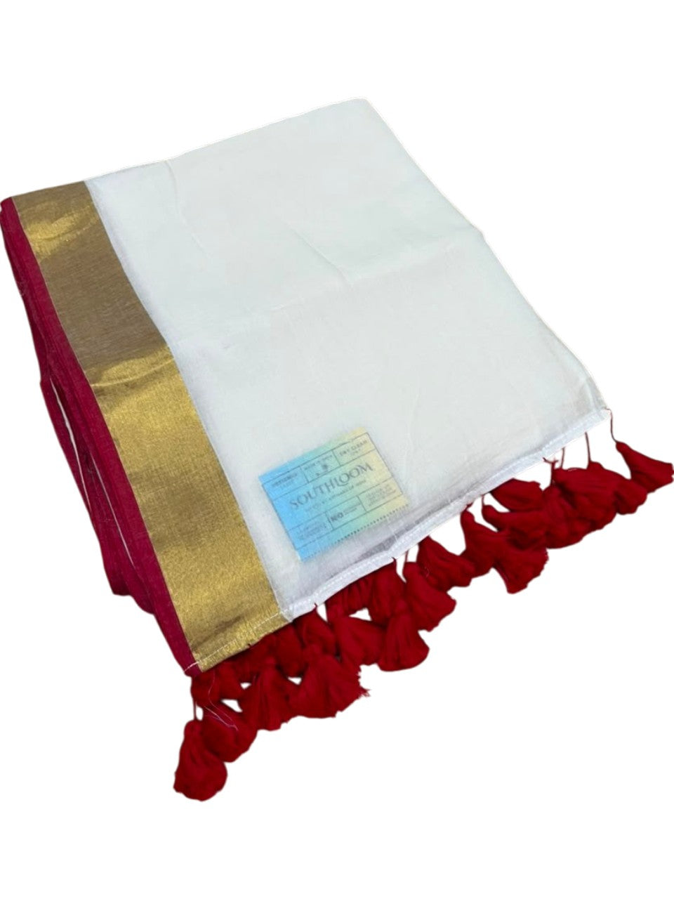 Southloom Mul Cotton 120 x 120 Soft Fabric Saree SL215