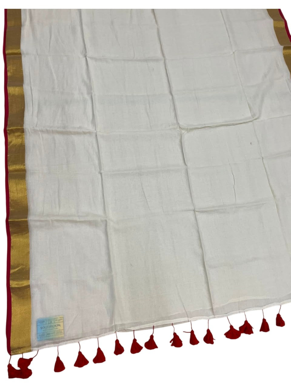 Southloom Mul Cotton 120 x 120 Soft Fabric Saree SL215