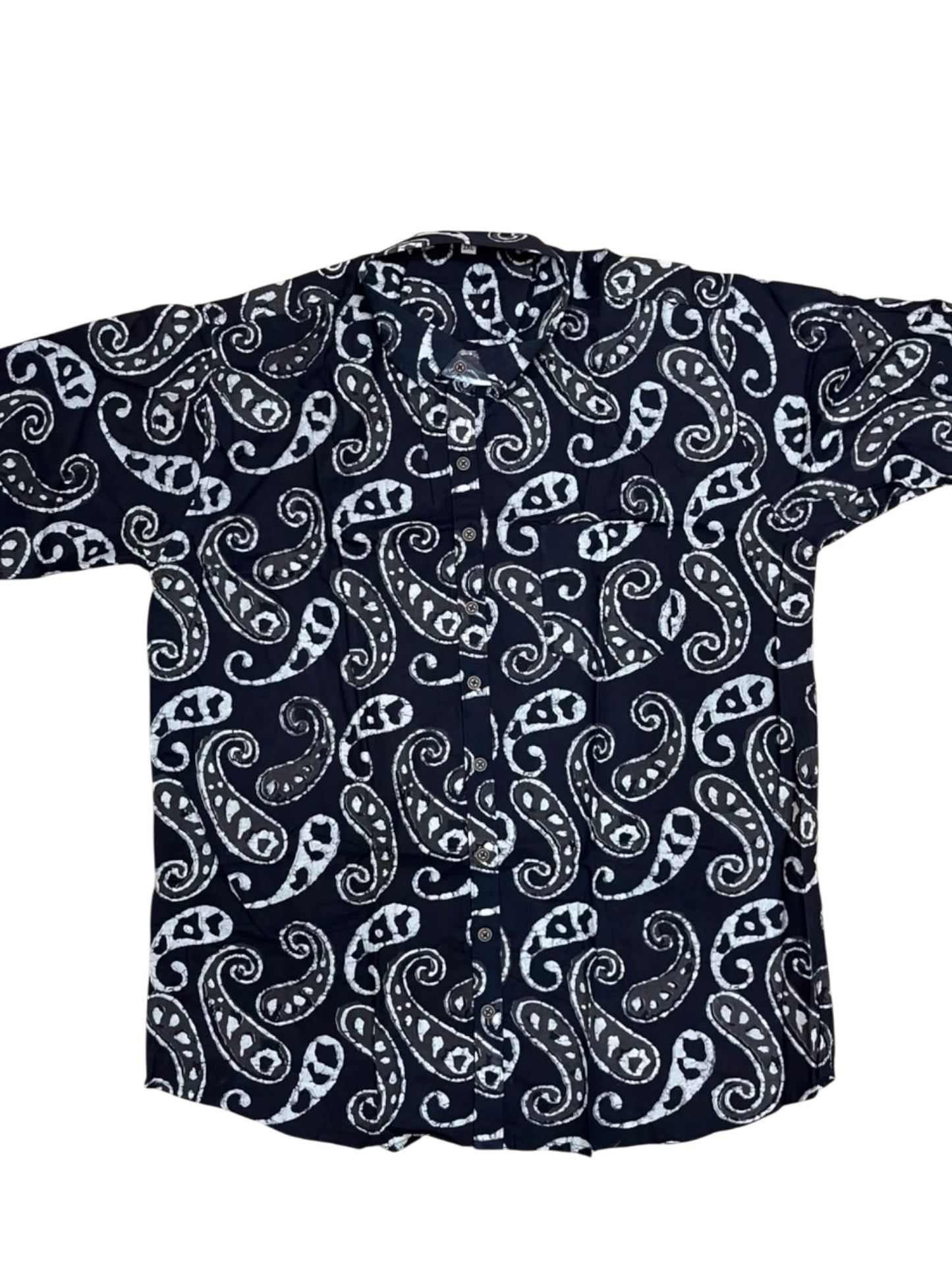 Southloom Jaipur Pure Cotton Block Printed Shirt for Men in Full Sleeve (2XL)