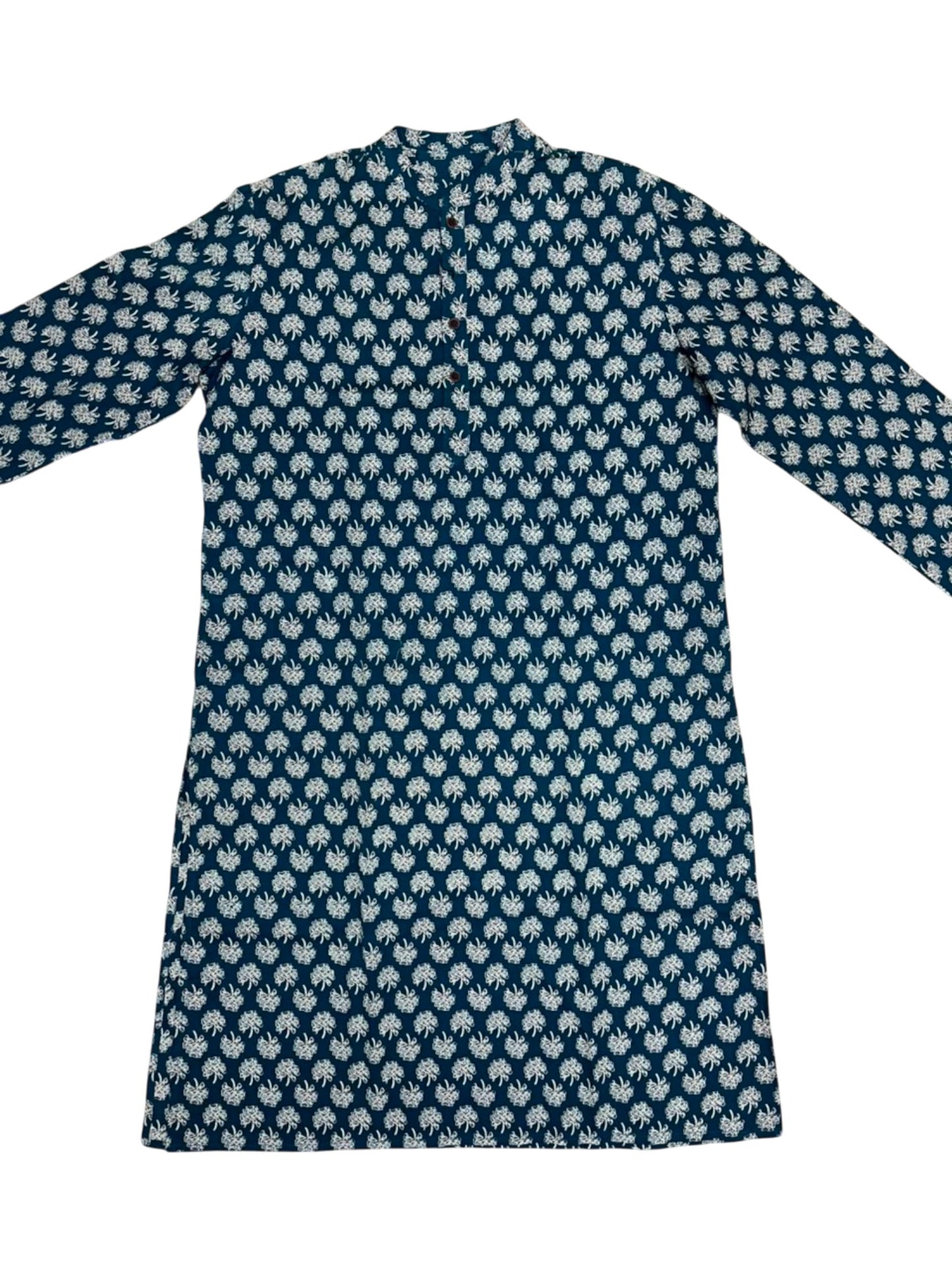 Southloom Pure Cotton Jaipur Printed Long Kurta for Men