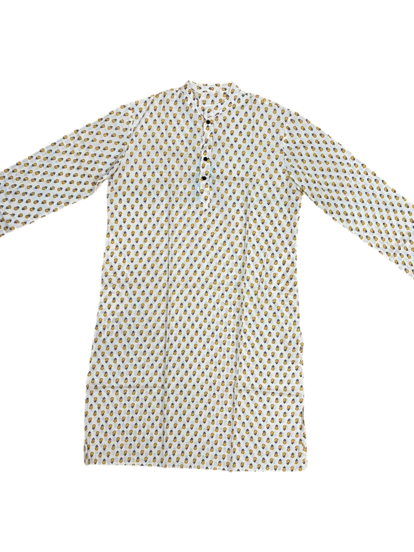 Southloom Pure Cotton Jaipur Printed Long Kurta for Men