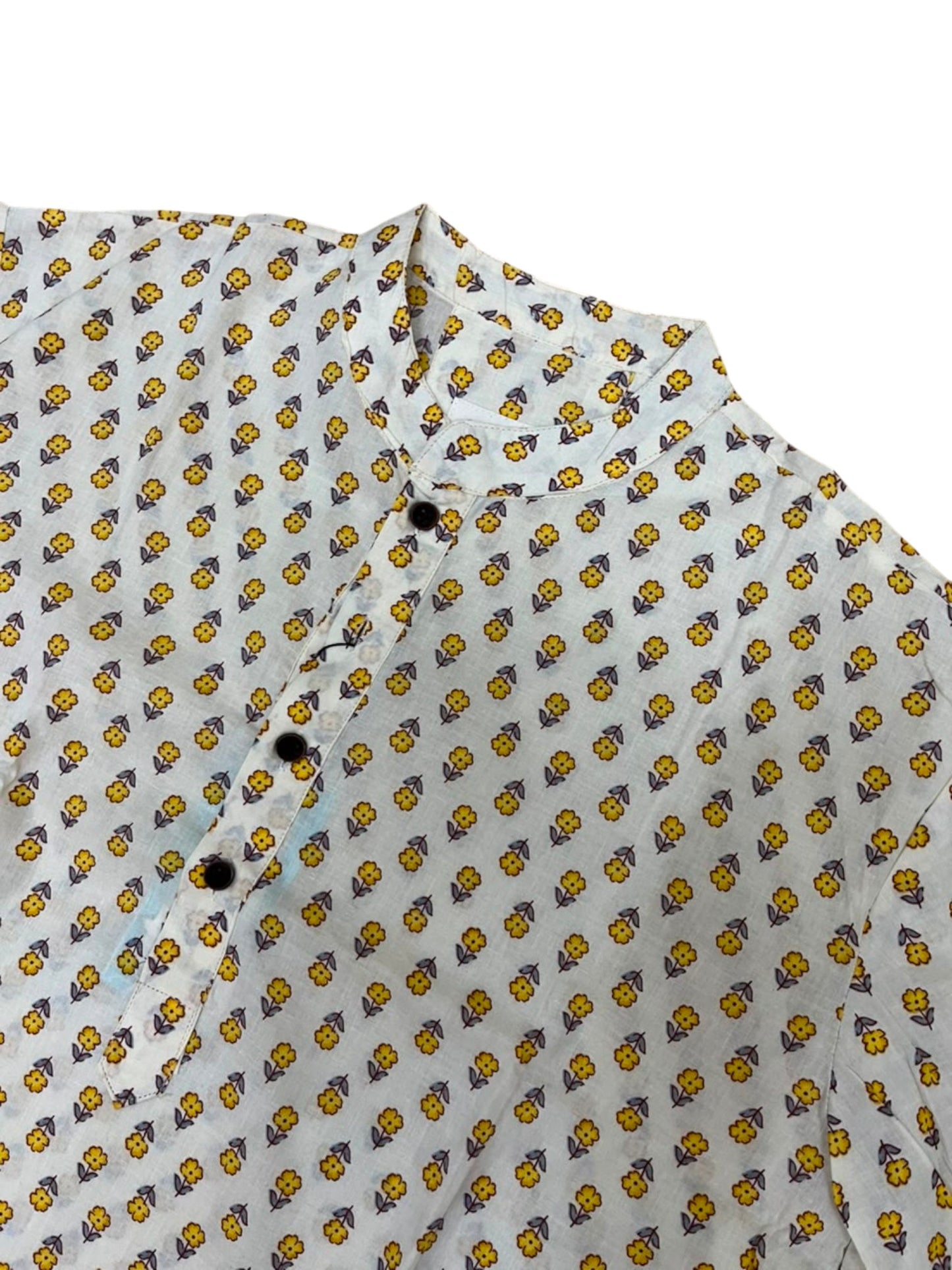 Southloom Pure Cotton Jaipur Printed Long Kurta for Men