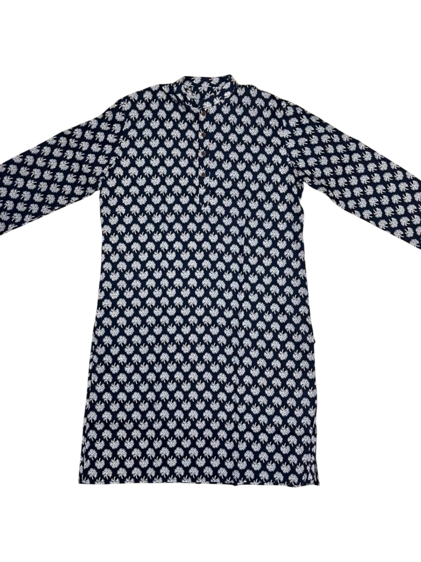 Southloom Pure Cotton Jaipur Printed Long Kurta for Men
