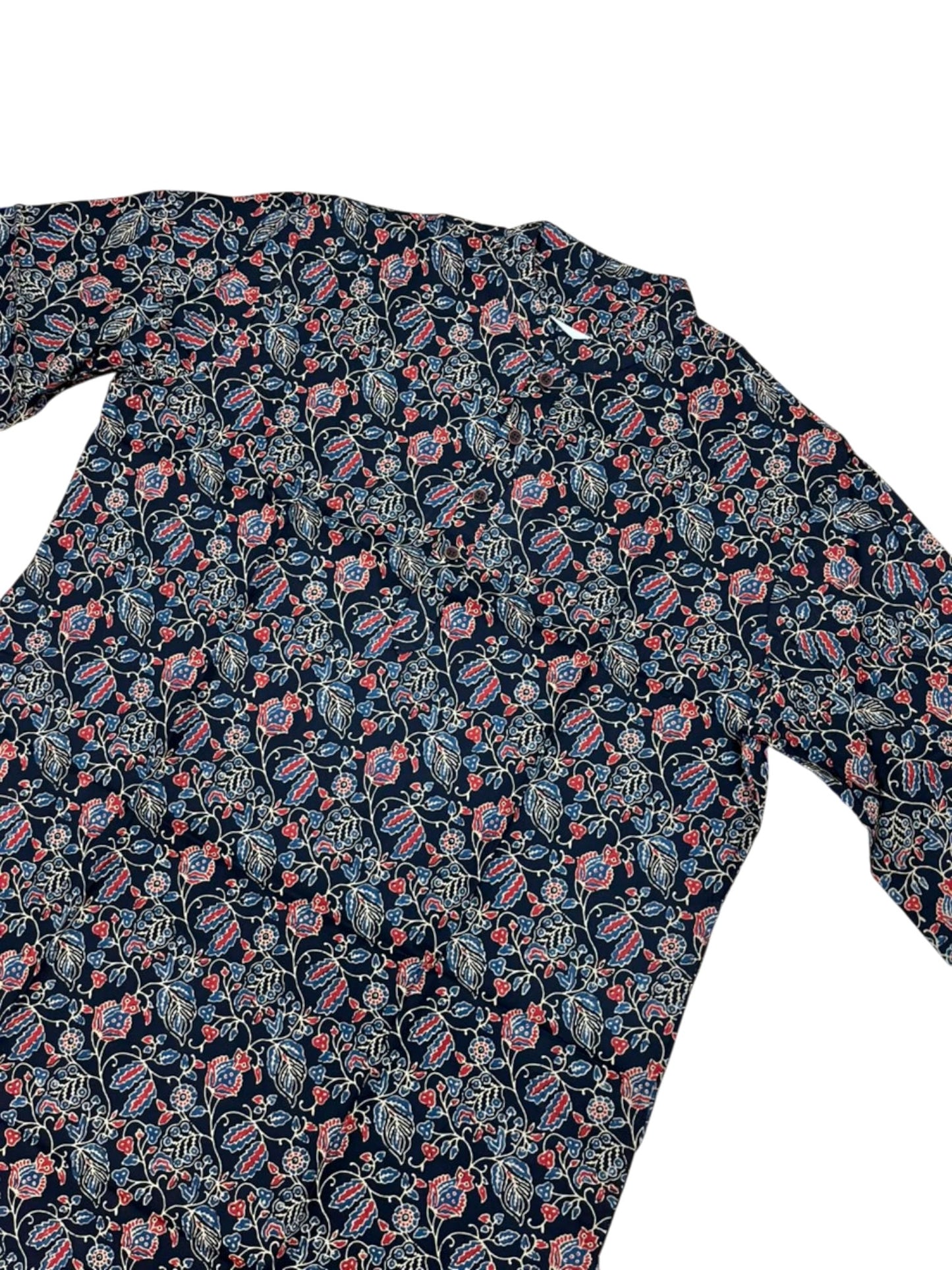 Southloom Pure Cotton Jaipur Printed Long Kurta for Men