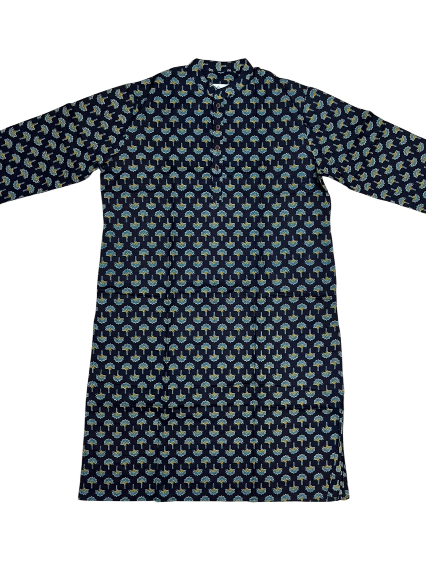 Southloom Pure Cotton Jaipur Printed Long Kurta for Men