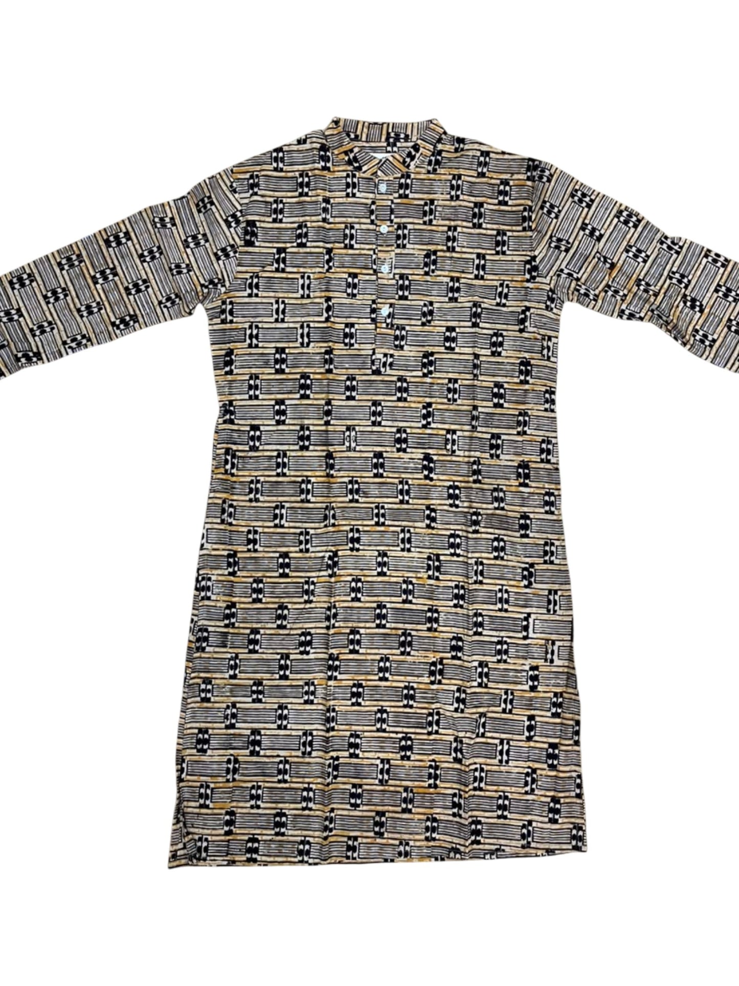 Southloom Pure Cotton Jaipur Printed Long Kurta for Men