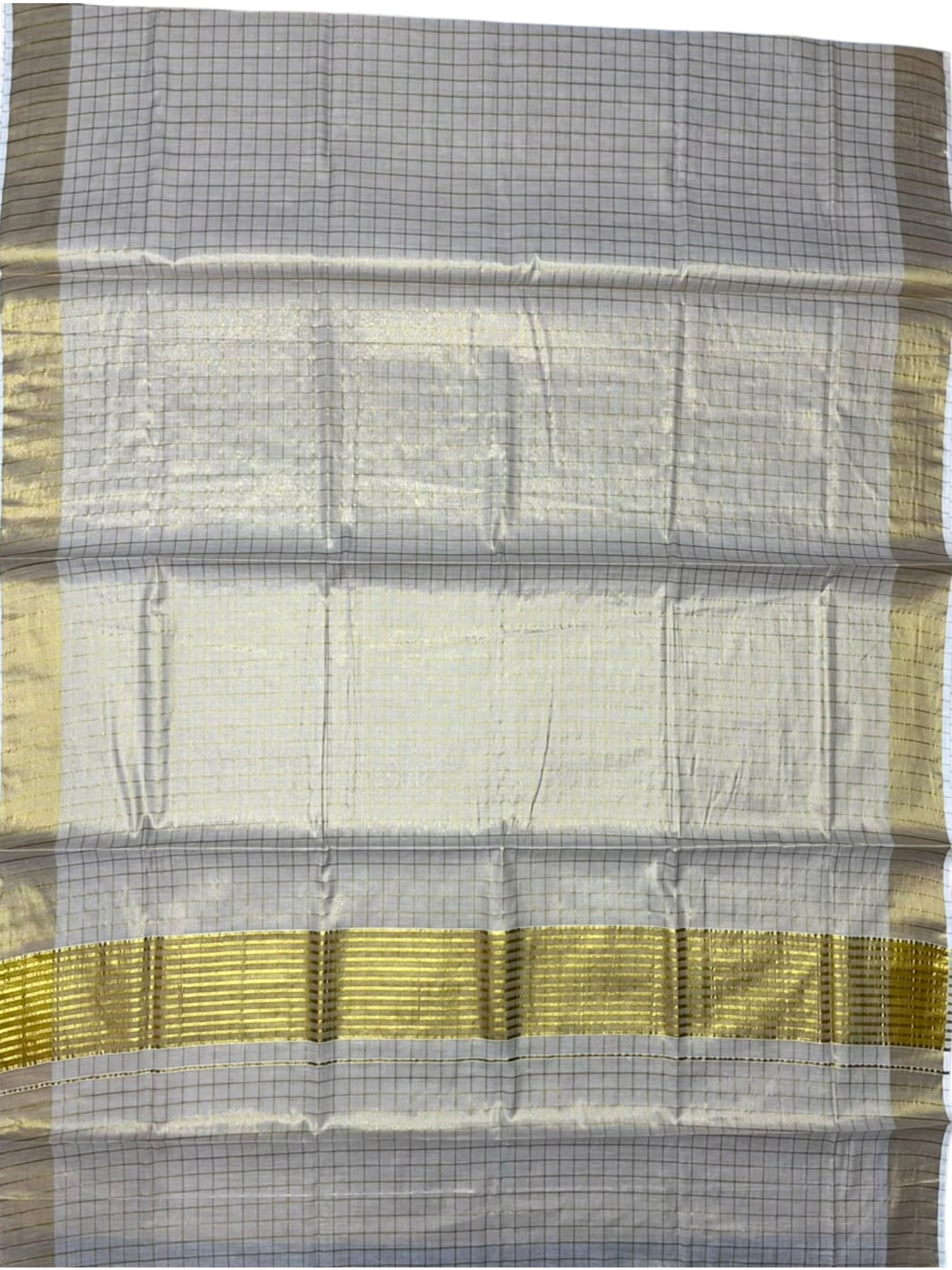 Southloom Kerala Tissue Check Saree