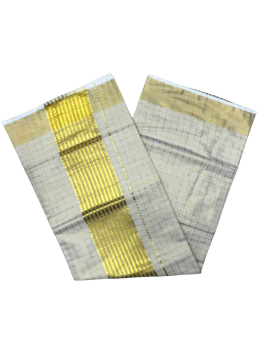 Southloom Kerala Tissue Check Saree