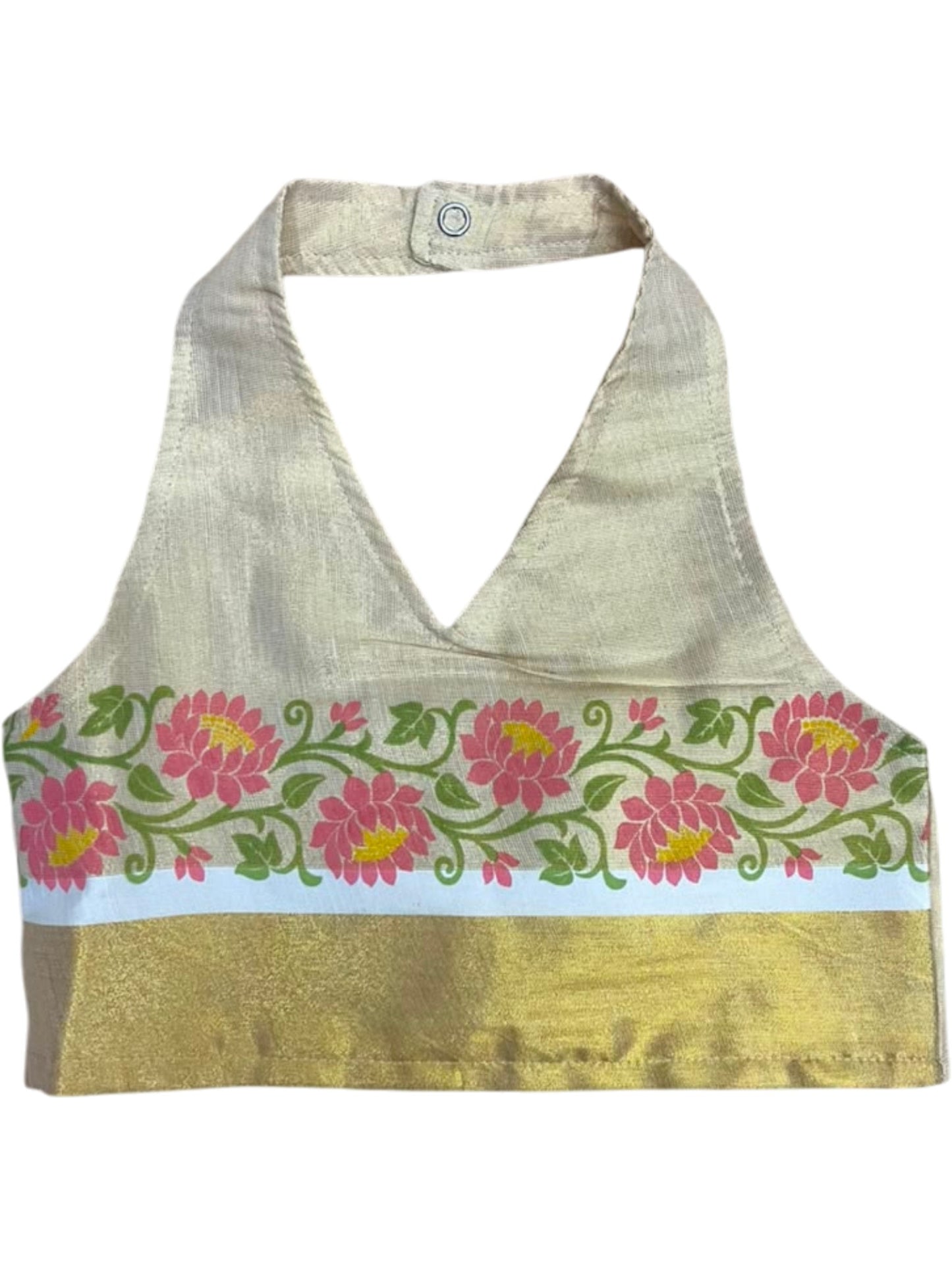 Southloom Tissue Digital Print Kid's Pavada Blouse SL565