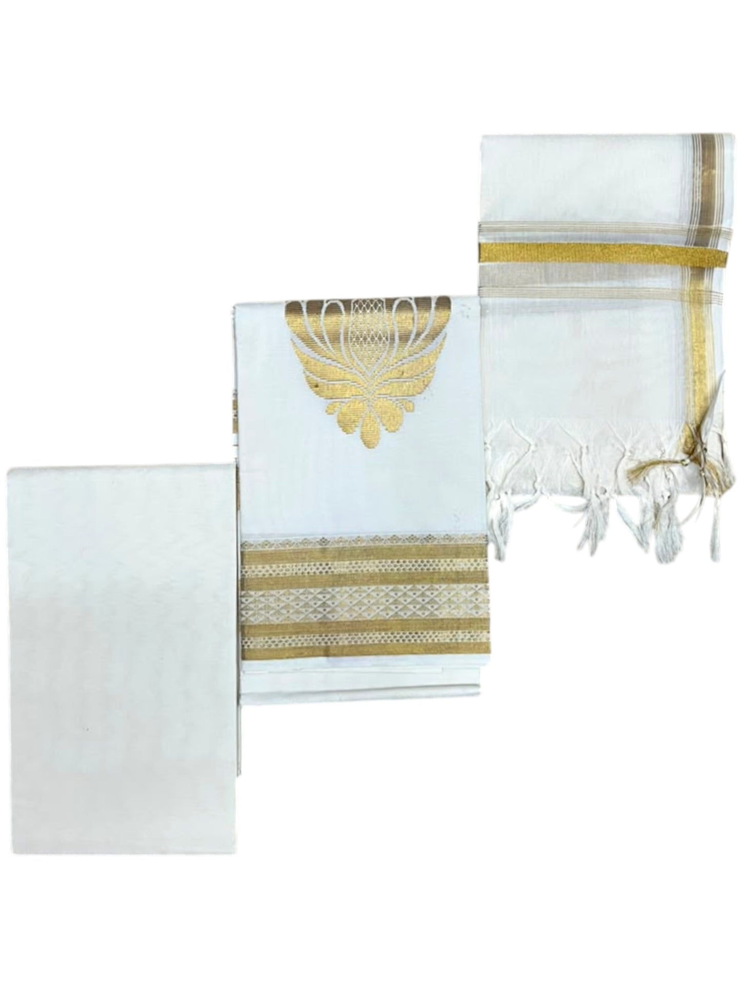 Southloom™ Cotton Churidar Salwar Suit Material with Woven Work (include Lines Shawl / Dupatta) SL566