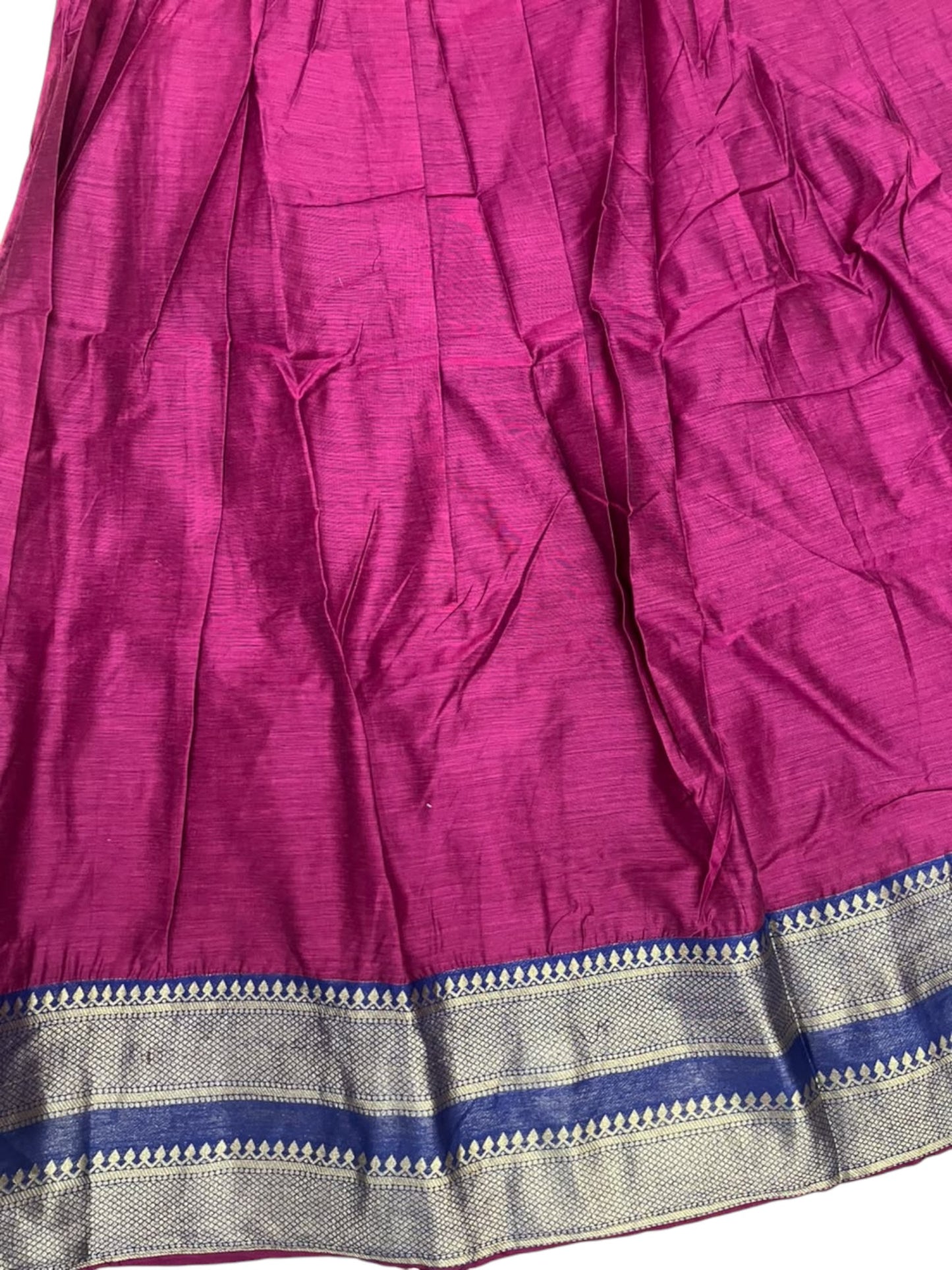 Kerala Southloom Semi UnStitched Kanchi Cotton Dhavani Set with Pavada and Blouse Piece In SL585
